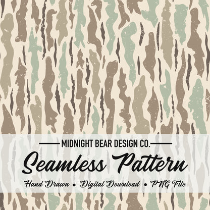 Bark Camo Seamless Pattern Sage Green