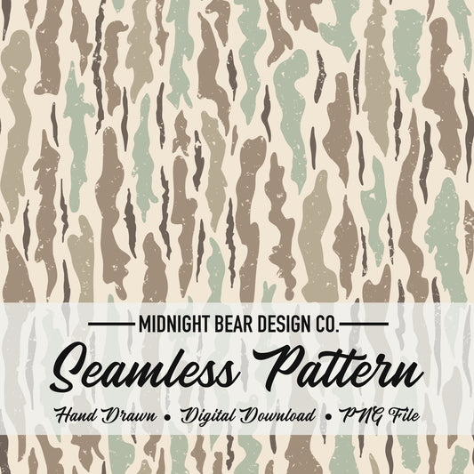 Bark Camo Seamless Pattern Sage Green