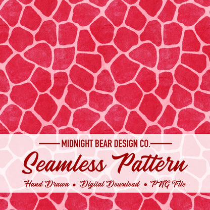 Pink Giraffe Print Seamless Pattern | Playful Animal Skin Design | Modern Safari Fabric, Scrapbook, Digital Paper, coquette animal print