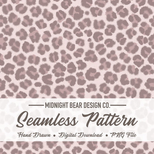 Rose Micro Leopard Print Seamless Pattern | Soft beige Neutral Animal Print Design | Minimal Safari Fabric, Wallpaper, Digital Paper