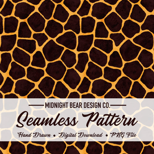 Yellow Giraffe Print Seamless Pattern | Playful Animal Skin Design | Modern Safari Fabric, Scrapbook, Digital Paper, coquette animal print