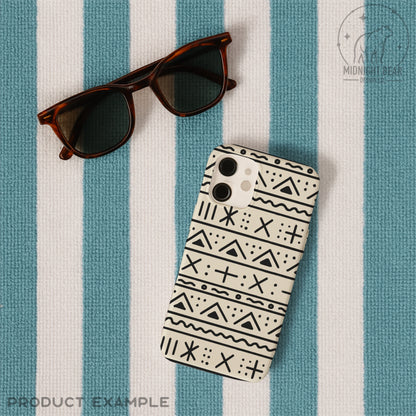 Mud Cloth Seamless Pattern | Tribal Geometric Digital Paper, African Textile Fabric Design, Modern Boho Scrapbook, Hand Drawn PNG Download