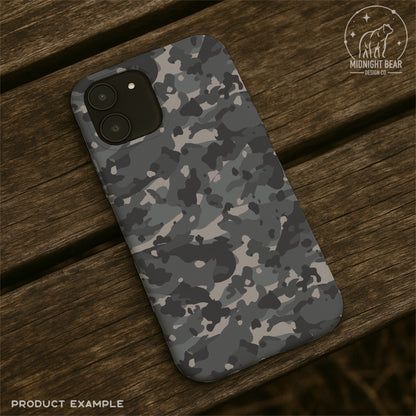 Grey Tactical Urban Camo Seamless Pattern
