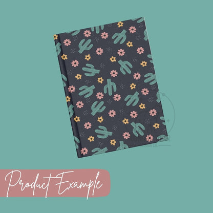 Cactus Flowers Seamless Pattern Instant Digital Download