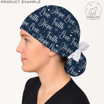 Faith Hope Love Seamless Pattern | Christian Hand-Lettered Script Design | Inspirational Fabric, Wallpaper, Digital Paper, scripture fabric