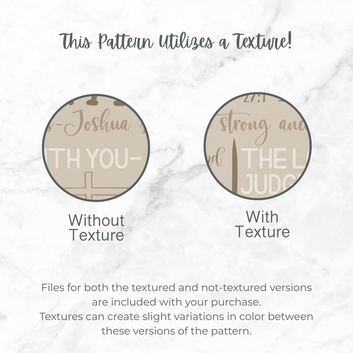 Beige Faith Over Fear Word Grid Seamless Pattern