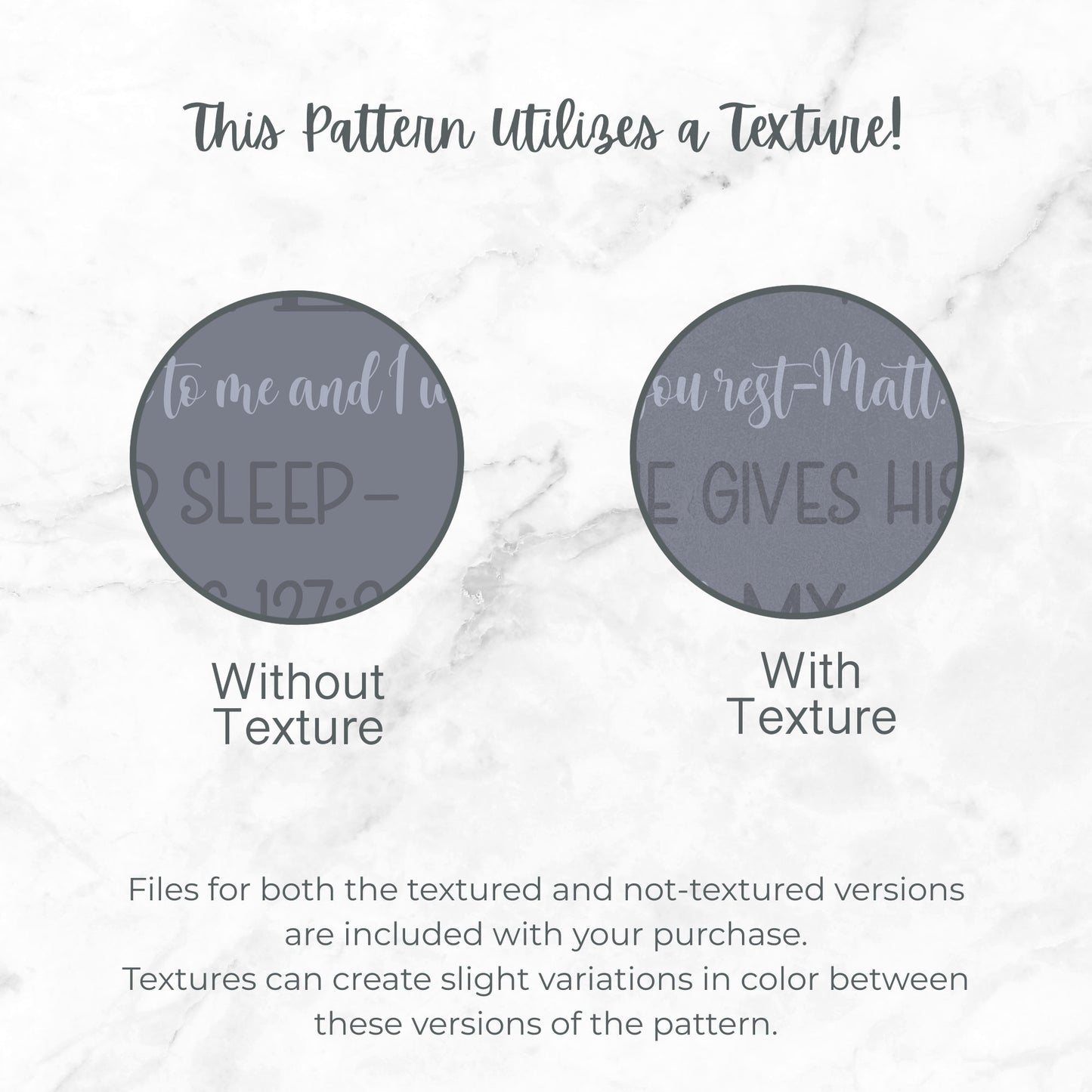 Dusty Blue Peace and Rest Seamless Pattern | Christian Word Grid with Bible Verses