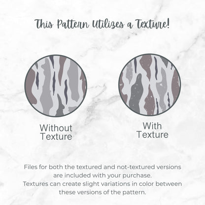 Bark Camo Seamless Pattern Winter Gray