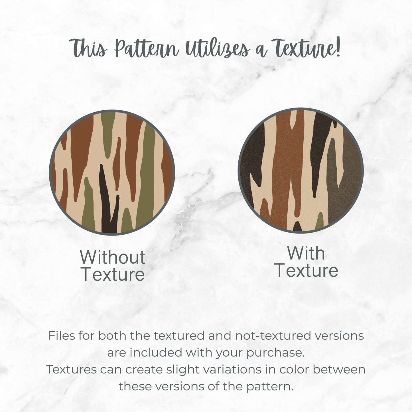 Bark Camo Seamless Pattern Classic Green Brown