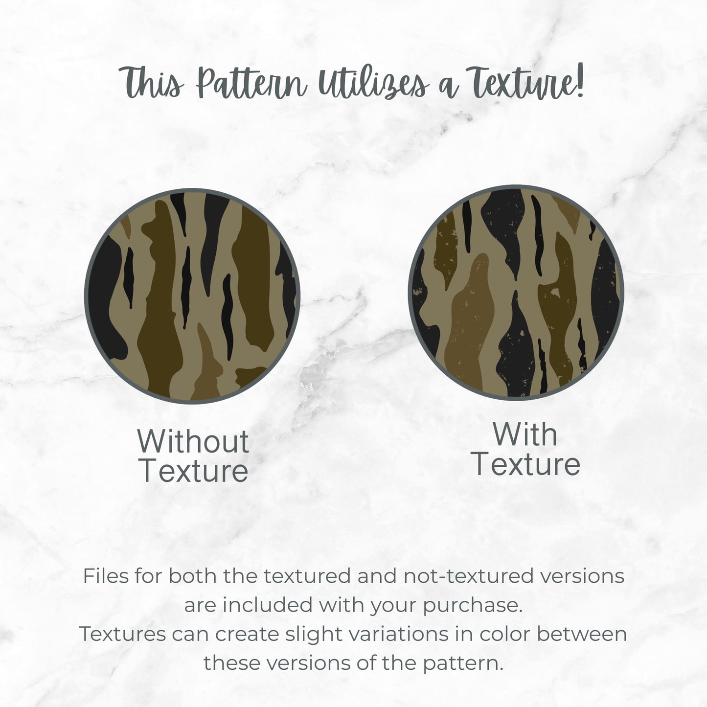 Bark Camo Seamless Pattern Olive Green/ Everglade