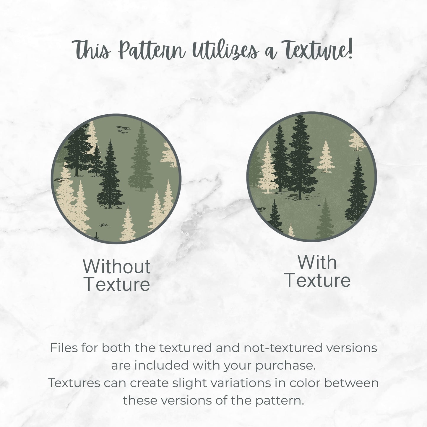 Sage Woodland  Vintage Forest Seamless Pattern