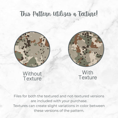 Western Dryland Fragmented Terrain Camo Seamless Pattern