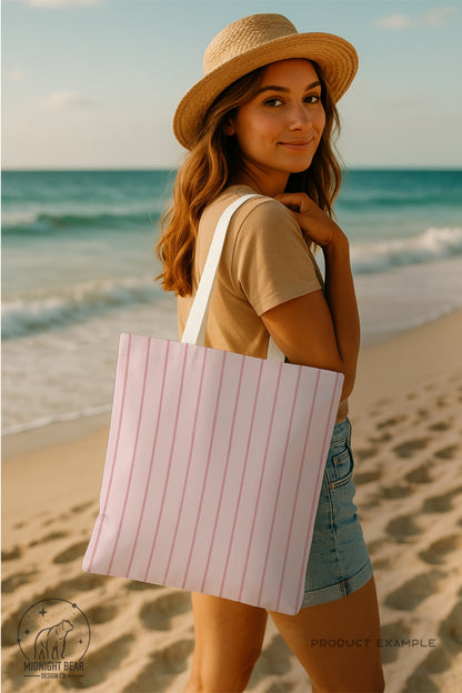 Pink Watercolor Stripe Seamless Pattern | Hand Painted Digital Paper, Minimal Vertical Line Fabric, Modern Scrapbook Background, Nursery