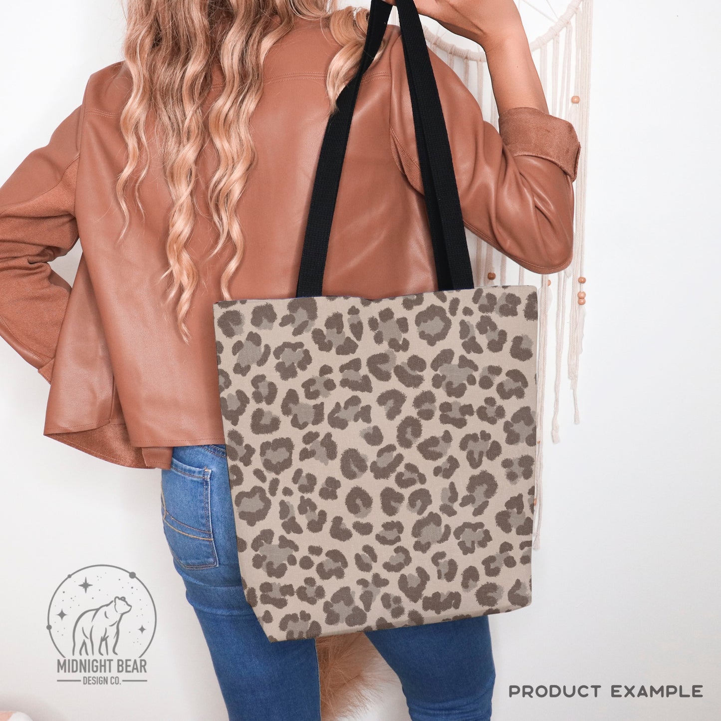 Neutral Leopard Print Seamless Pattern | Modern Taupe and Gray Animal Print Design | Minimal Safari Fabric, Wallpaper, Digital Paper