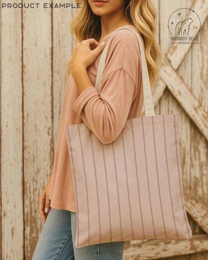 Soft Watercolor Stripe Seamless Pattern | Mauve Vertical Stripe | Minimal Hand-Painted Background, Pink Background, Fabric, Scrapbook