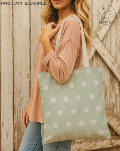 Classic Retro Sage Green Polka Dot Seamless Pattern Subtle Texture, Hand Drawn Digital Paper, Modern Polka Dot Fabric, Scrapbook, PNG