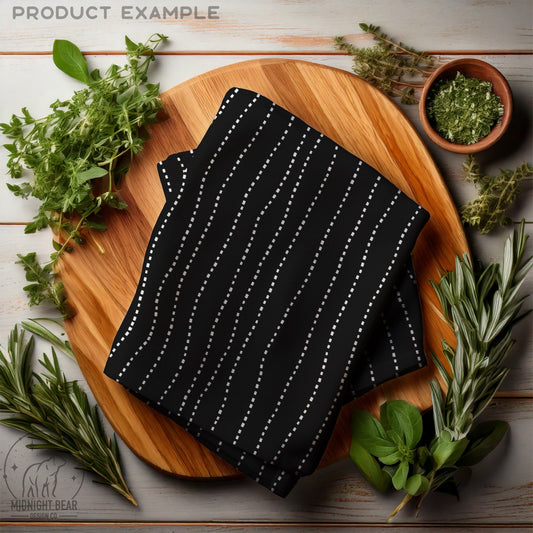 Black and White Dash Stripe Seamless Pattern | Modern Minimal Abstract Line Design | Digital Paper, Fabric, or Wallpaper Background