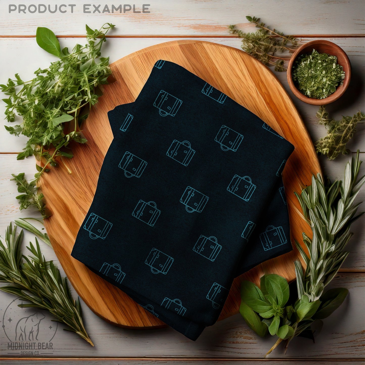 Blue Suitcase Seamless Pattern, Minimal Travel Line Art Design, Adventure Fabric, Wallpaper, Digital Paper, Scrapbook, Luggage pattern