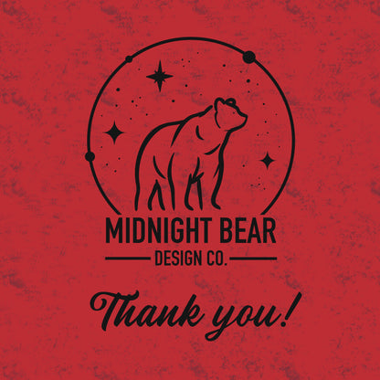 Mama Hearts Black, White, & Red Seamless Pattern Instant Digital Download