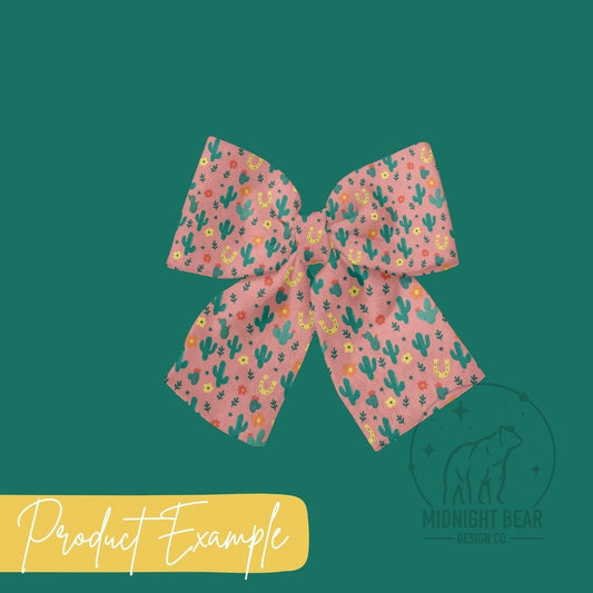 Ditsy Cactus Pink Seamless Pattern Instant Digital Download