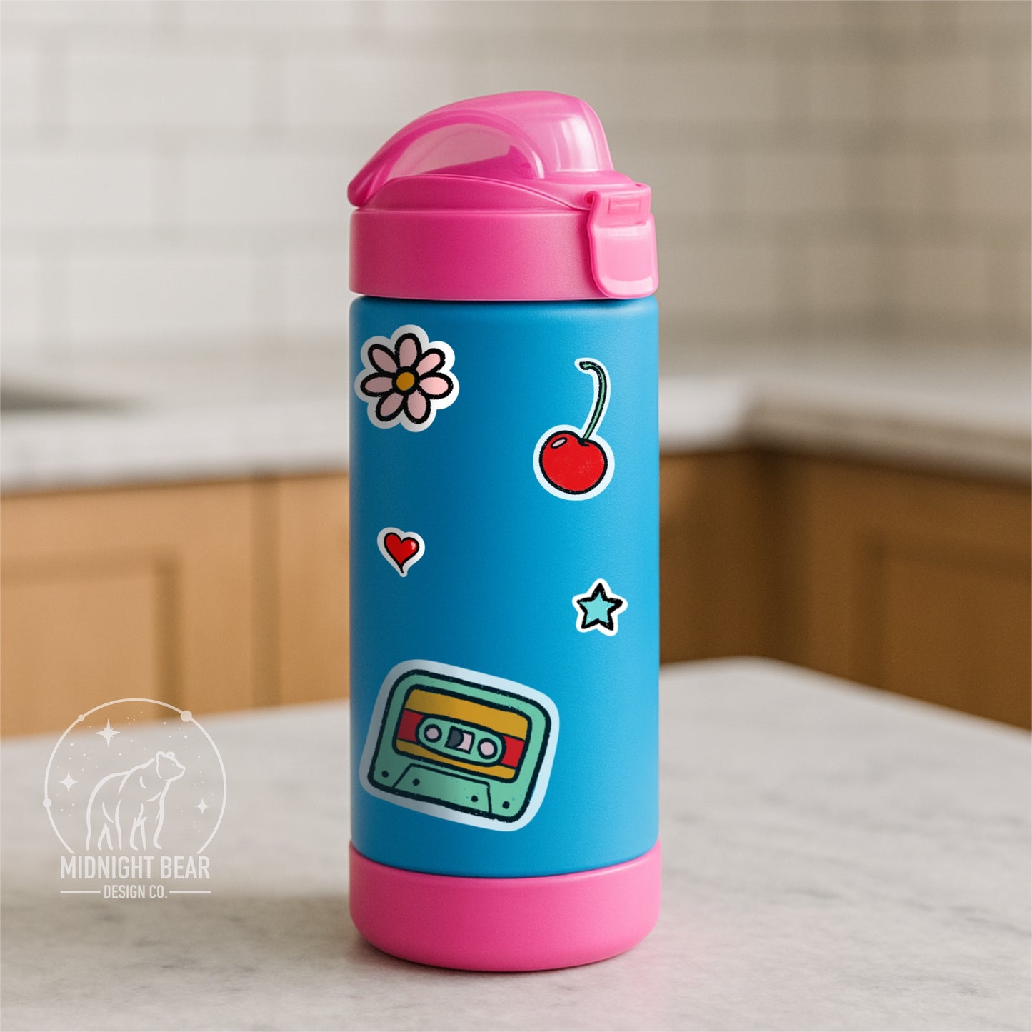 Cherry Bomb Summer Messy Coquette Printable Sticker Sheet, PNG Download